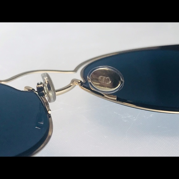 Dior Blue Ship Same Day Gold Nebula 000a9 Sunglasses - Picture 9 of 15